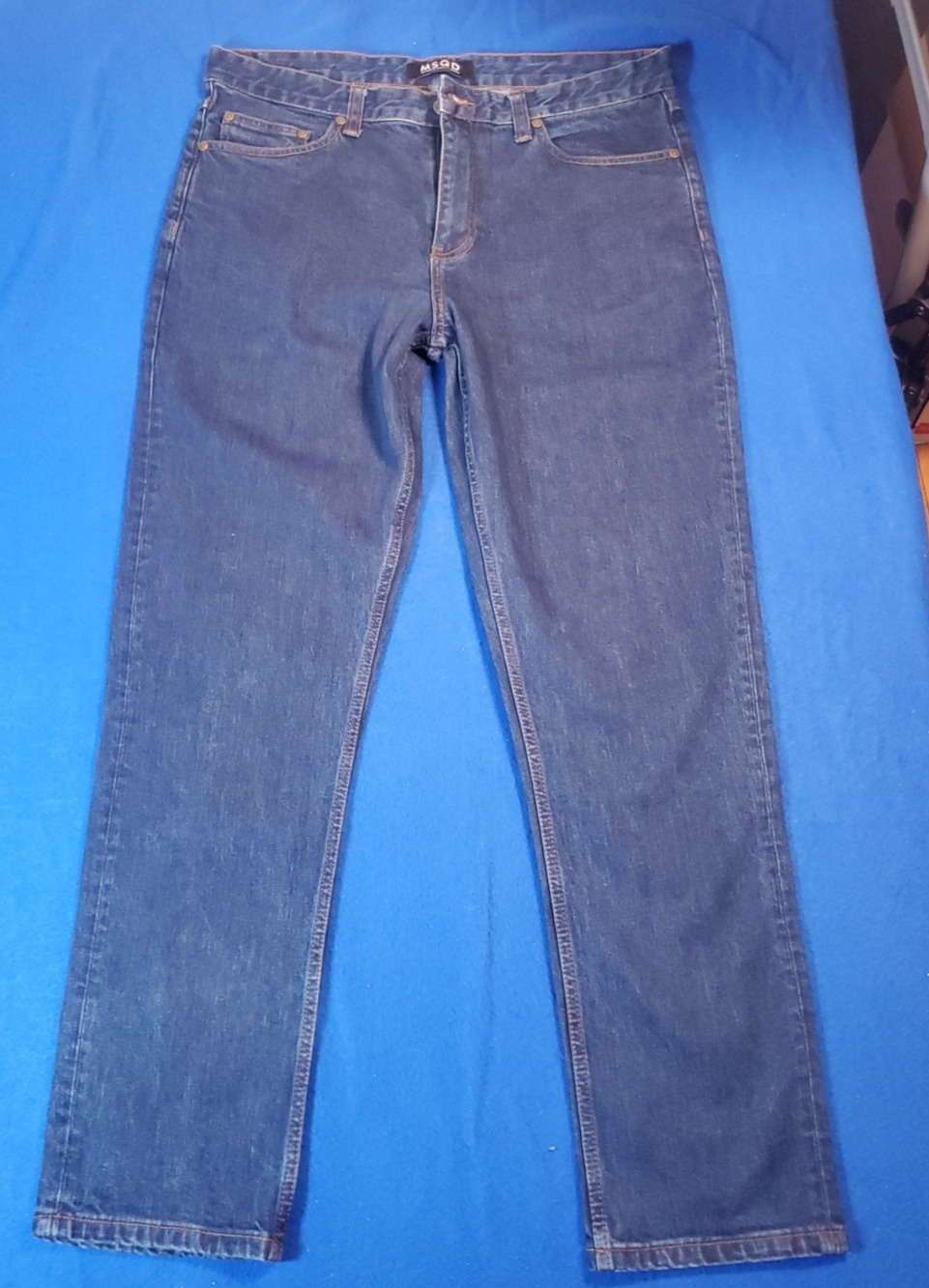 MSQD Mr. Simple Quality Denim Bootcut Blue Jeans Pants Men's Size 36
